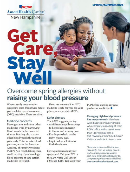 Spring/Summer 2024 Get Care, Stay Well